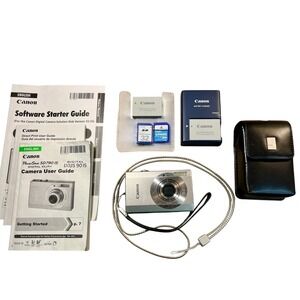 Canon PowerShot SD790 IS Digital ELPH 10 MP Camera Bundle TESTED